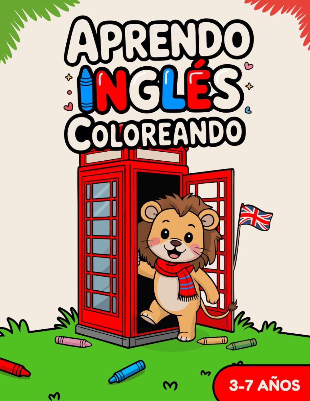 Portada de Aprendo Inglés Coloreando