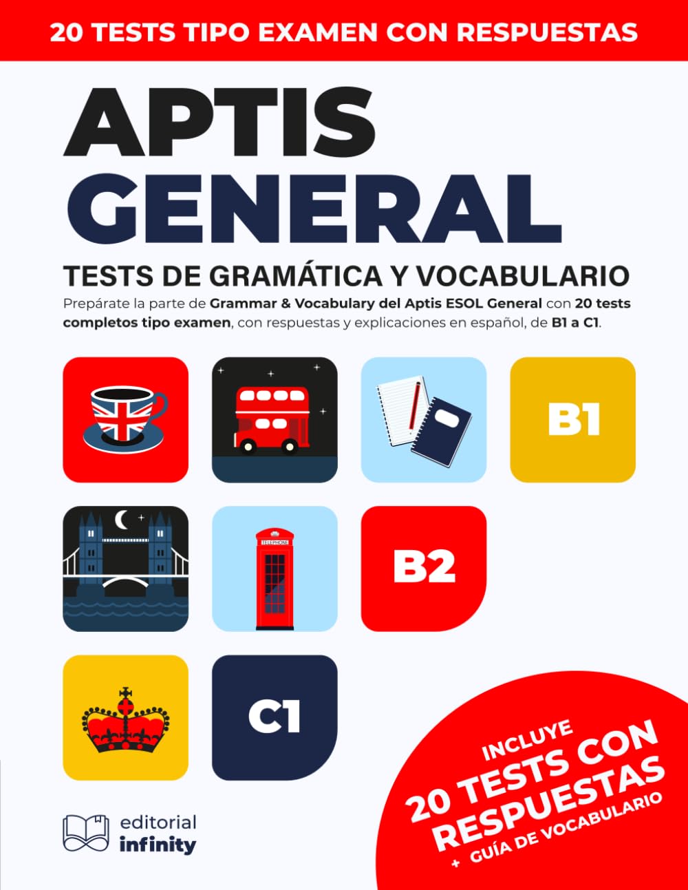 Portada de Aptis General — Grammar & Vocabulary