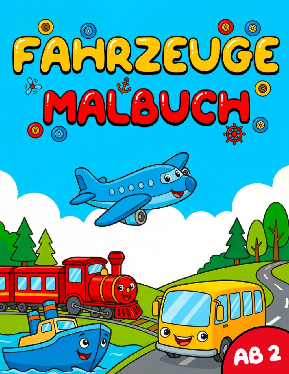 Portada de Fahrzeuge Malbuch