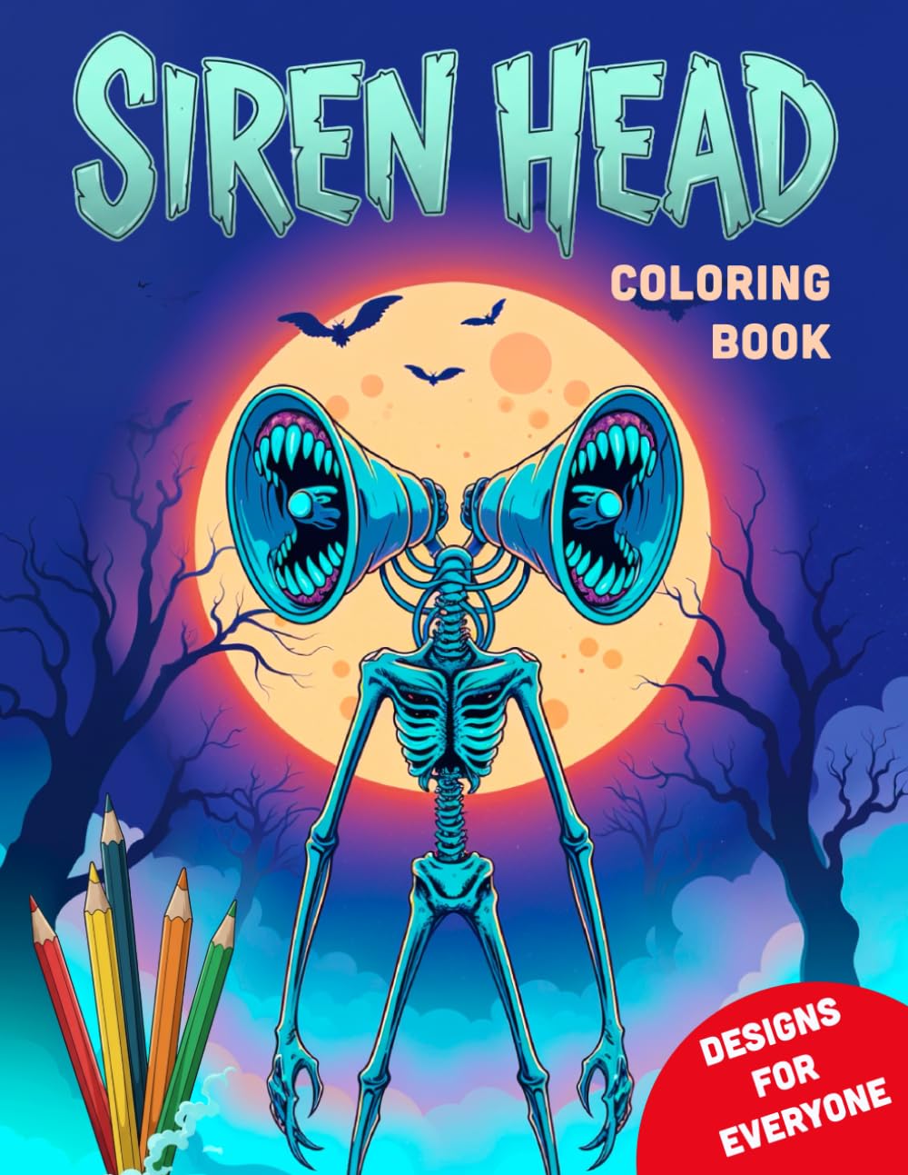 Portada de Siren Head Coloring Book — Fun & Creative