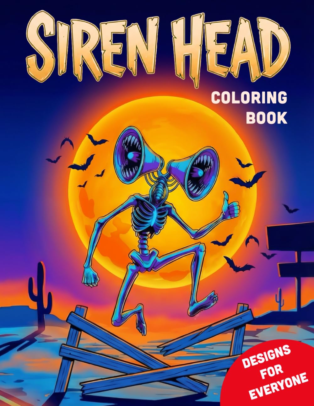 Portada de Siren Head Coloring Book — Strange Legends
