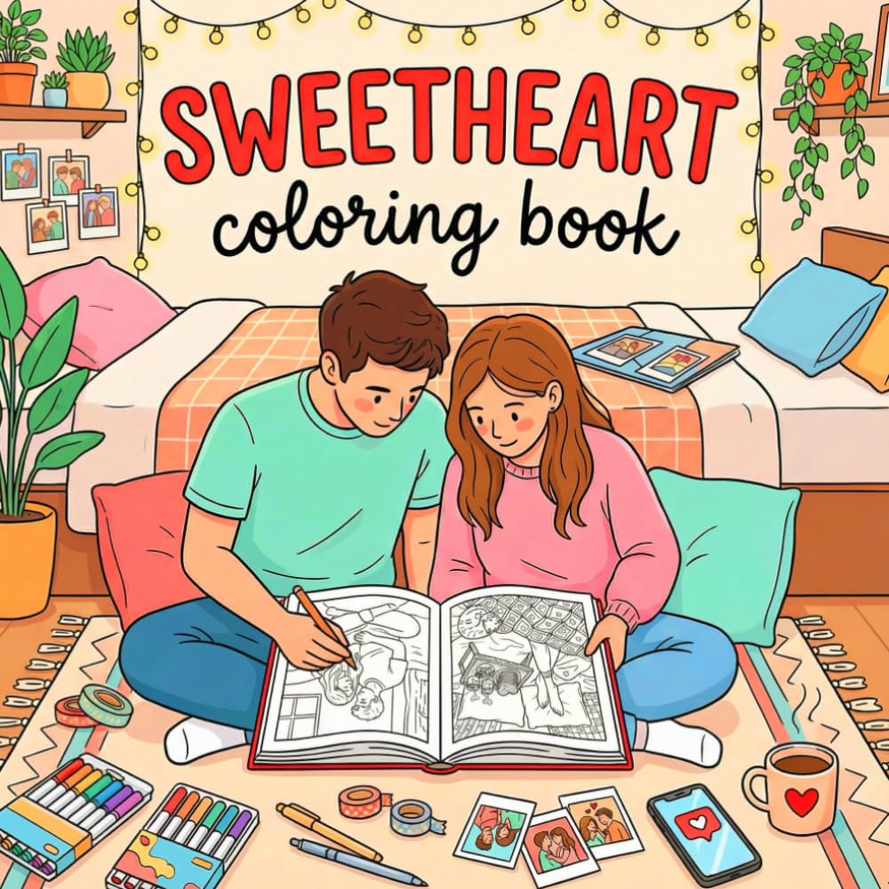 Portada de Sweetheart Coloring Book