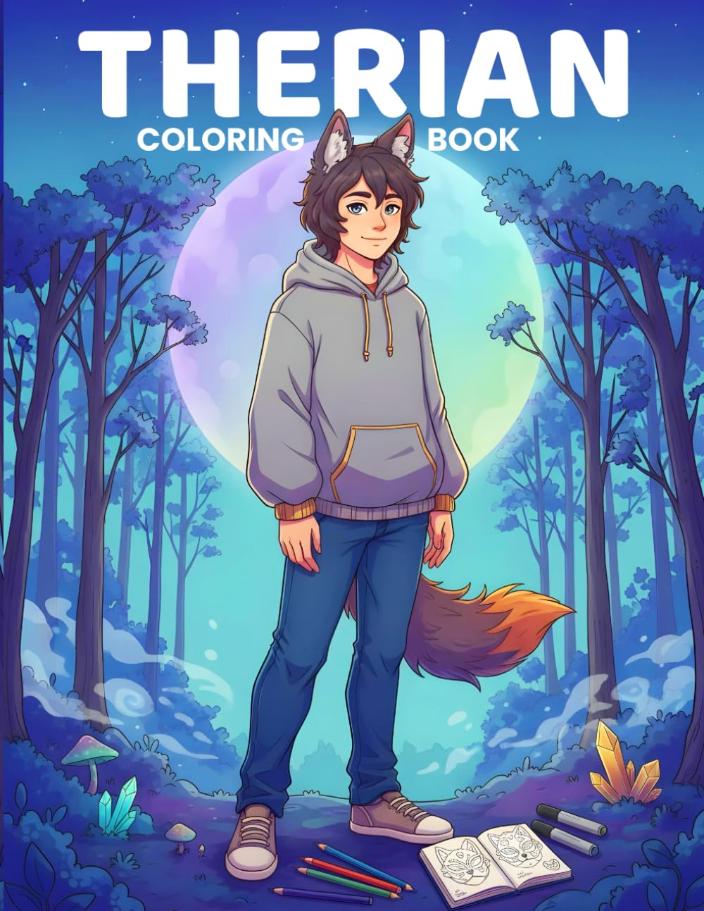 Portada de Therian Coloring Book