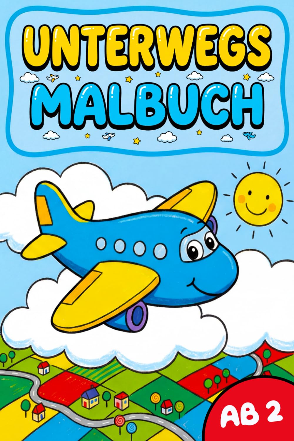 Portada de Unterwegs Malbuch